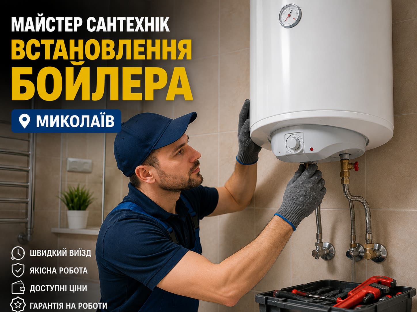 встановлення бойлера миколаїв