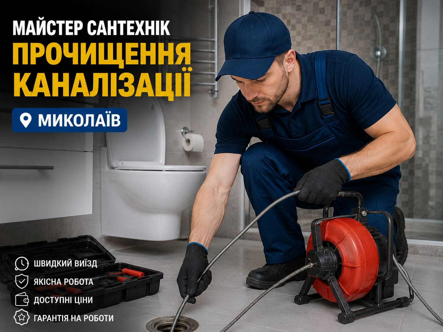 прочищення каналізації миколаїв